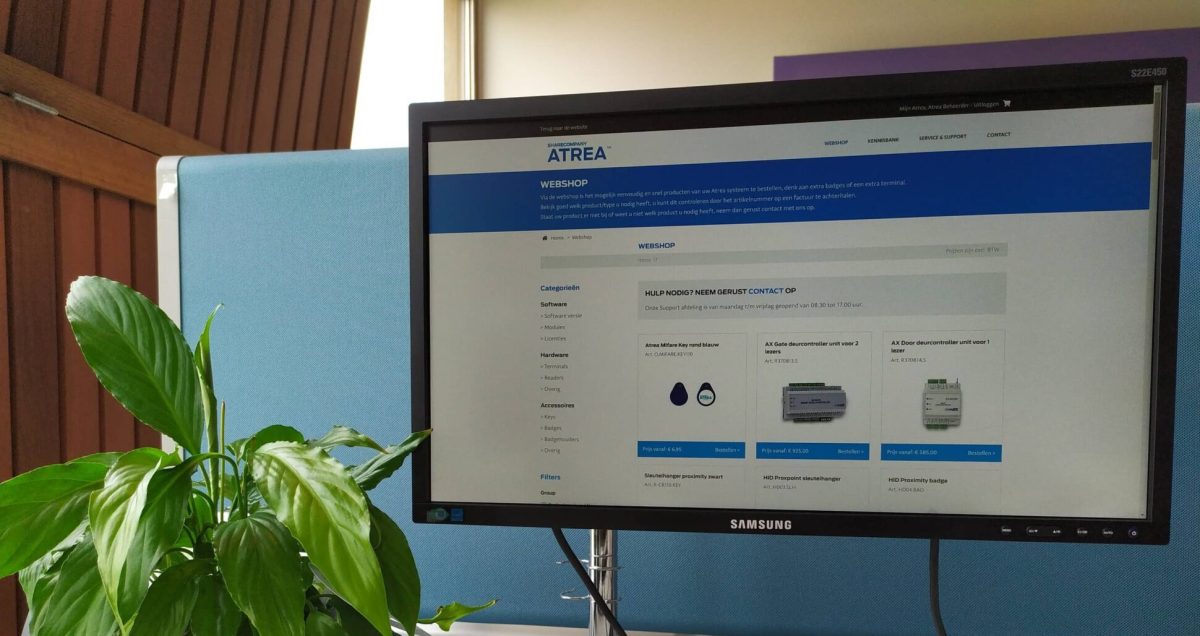 Nieuwe klantportal en webshop maken het beheren van Atrea nog eenvoudiger